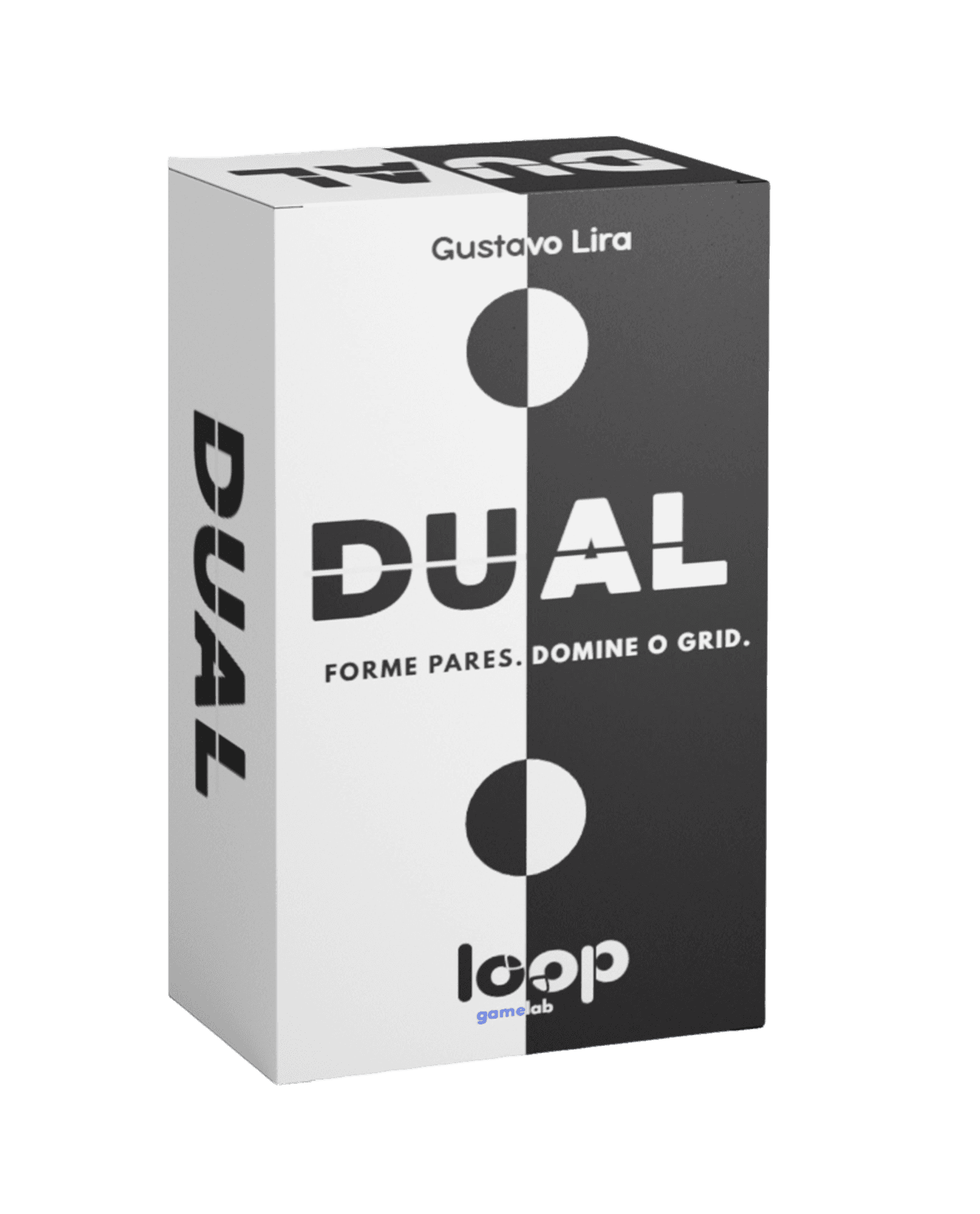 Mockup 3D da caixa do jogo Dual